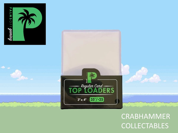 Palms Off Standard 35pt Top Loaders - 25 Pack